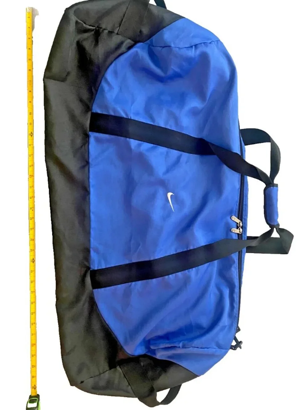 Vintage 90s Nike Duffle Bag Extra Large Royal Blue Nylon Gym Bag